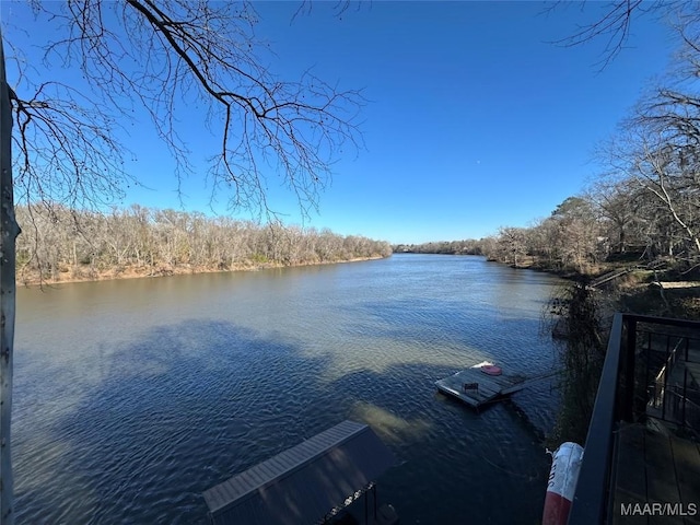 property view of water