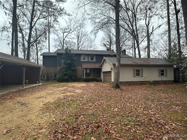 view of rear view of house