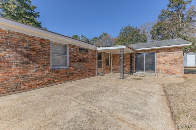 view of back of property