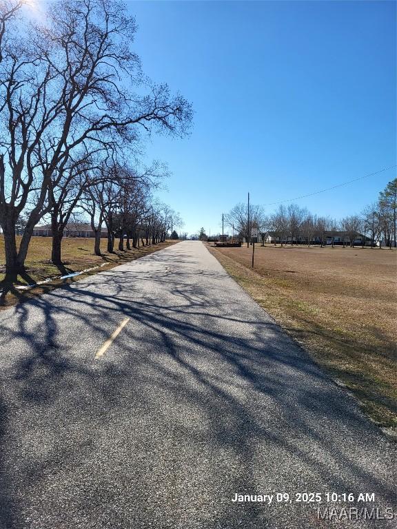 view of road