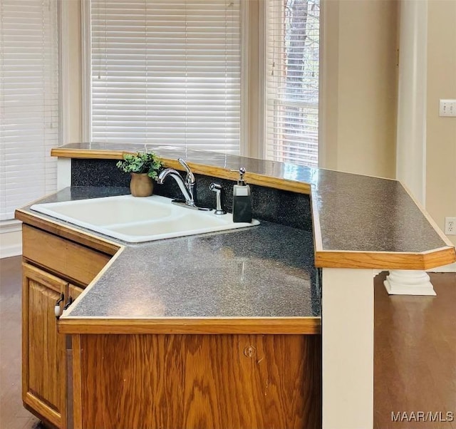 kitchen featuring sink