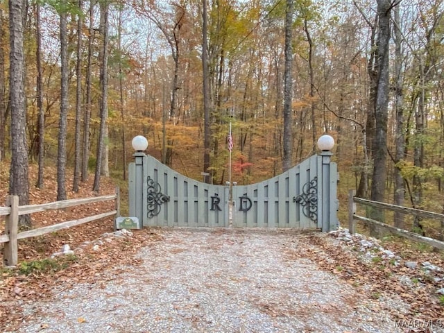 view of gate