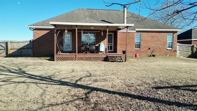 view of rear view of house