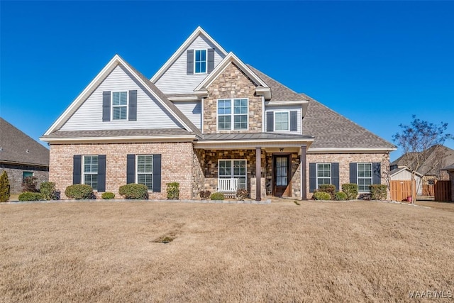 view of craftsman inspired home