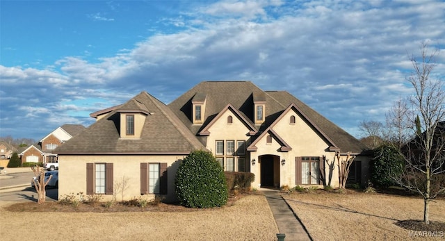 view of french provincial home