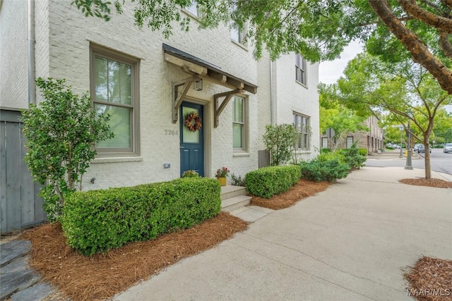 view of entrance to property