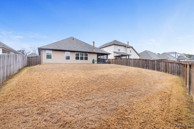 view of rear view of property