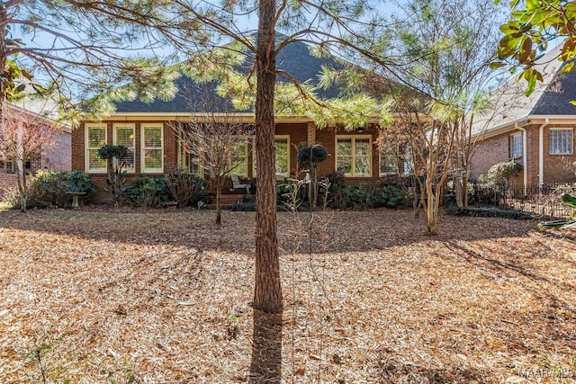 view of rear view of property