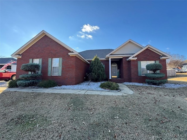 view of ranch-style home