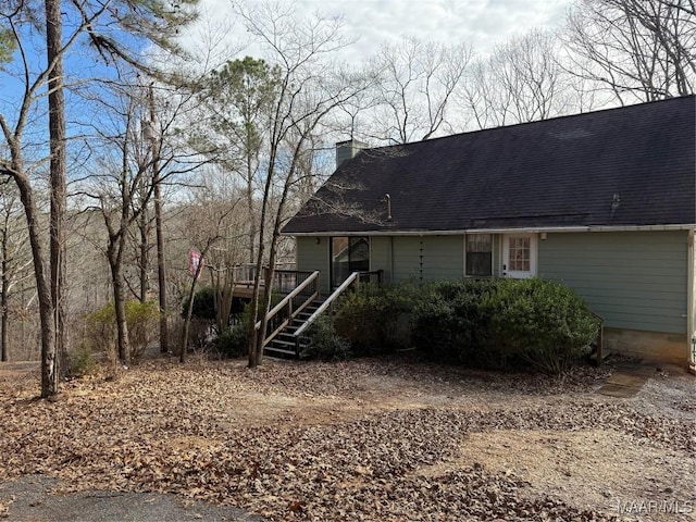 view of front of property