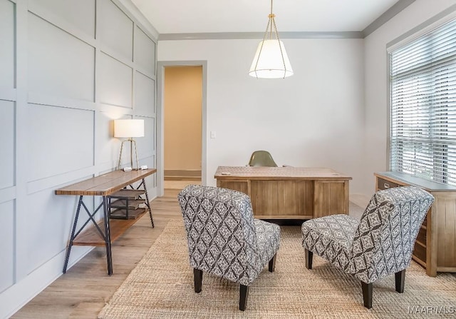 8319 Young Xing, Montgomery, AL 36116 - office space with light wood-type flooring and crown molding