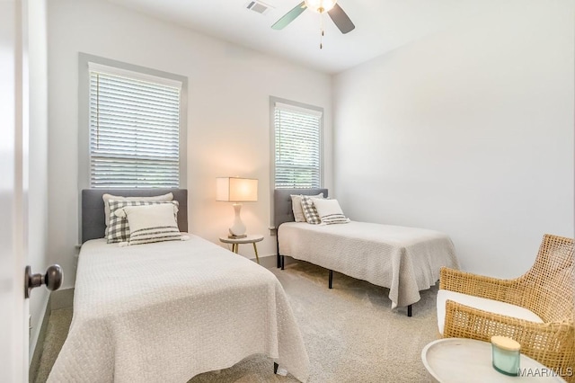 8319 Young Xing, Montgomery, AL 36116 - carpeted bedroom with ceiling fan
