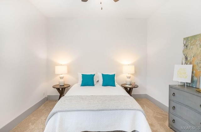 8319 Young Xing, Montgomery, AL 36116 - bedroom featuring light colored carpet and a ceiling fan