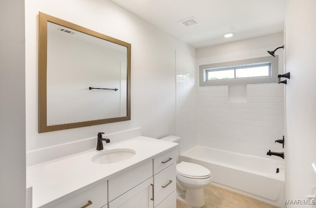 8319 Young Xing, Montgomery, AL 36116 - bathroom featuring vanity, shower / washtub combination, and tile patterned floors