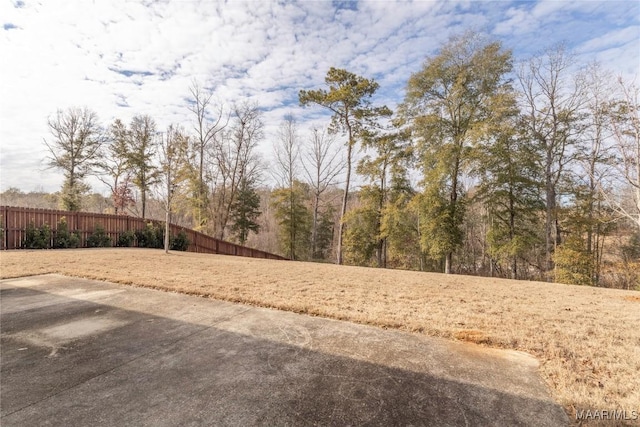 view of yard featuring a patio