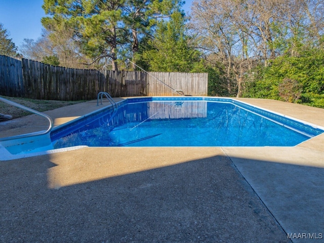 view of pool