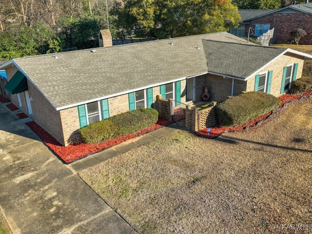 view of ranch-style house