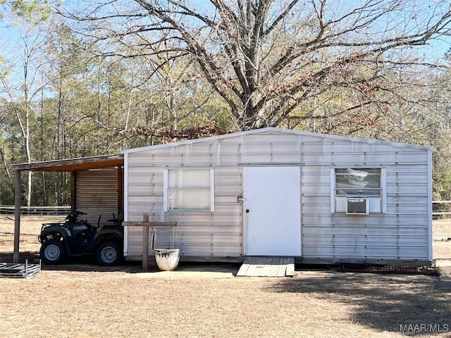 view of outbuilding