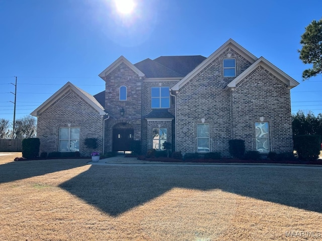 view of front property with a front yard