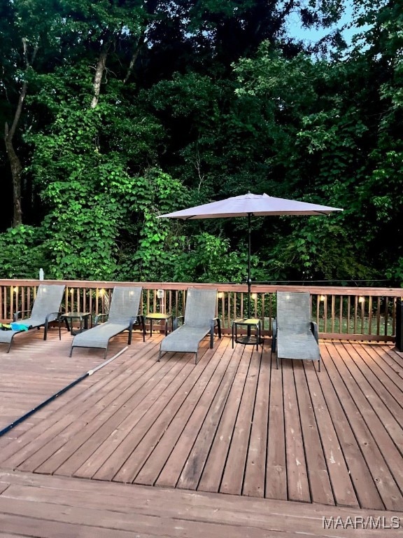 137 Scott Ln, Prattville, AL 36066 - view of wooden deck