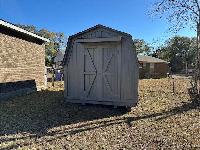 view of outdoor structure