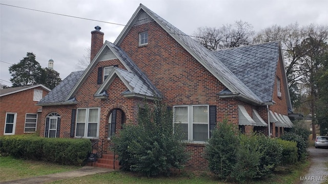 view of english style home