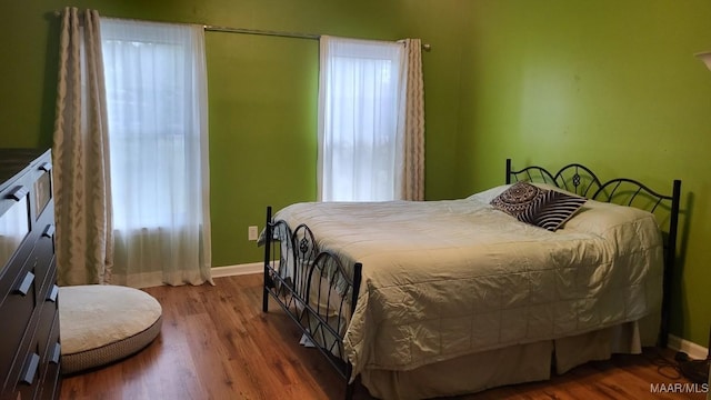 4603 Applecross Pl, Montgomery, AL 36106 - bedroom with baseboards and wood finished floors