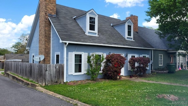 4603 Applecross Pl, Montgomery, AL 36106 - exterior space featuring a chimney, fence, and a yard