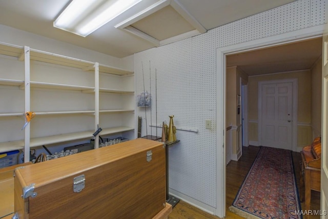 interior space featuring hardwood / wood-style flooring