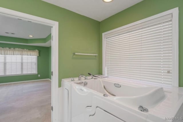 bathroom featuring a bathtub