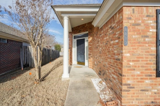 view of entrance to property