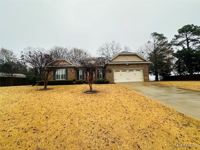 ranch-style house with a garage