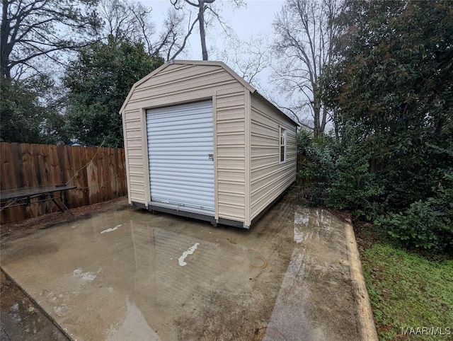 view of outbuilding