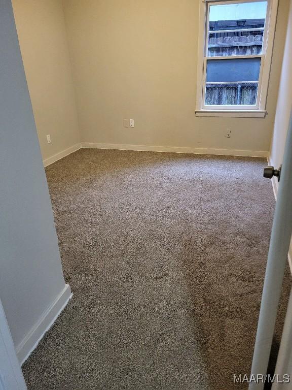 empty room featuring carpet floors