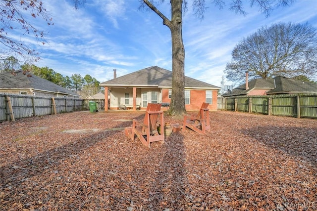 view of rear view of house