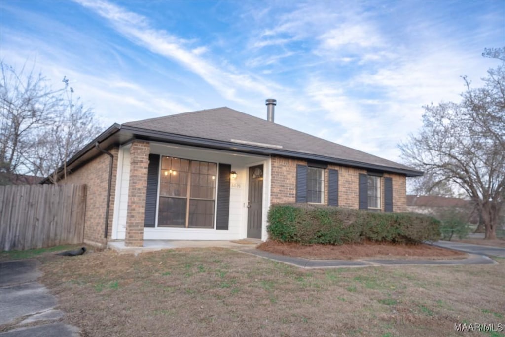 view of ranch-style home