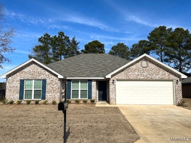 ranch-style house with a garage