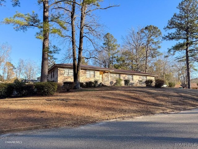 view of ranch-style home