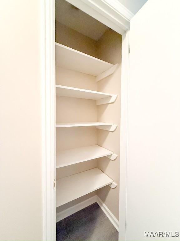 view of closet