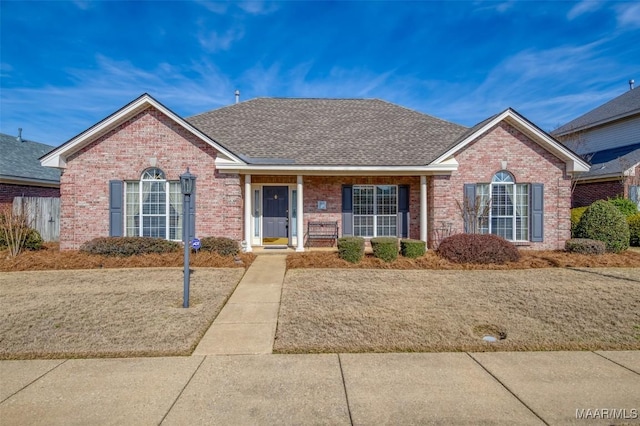 view of front of home