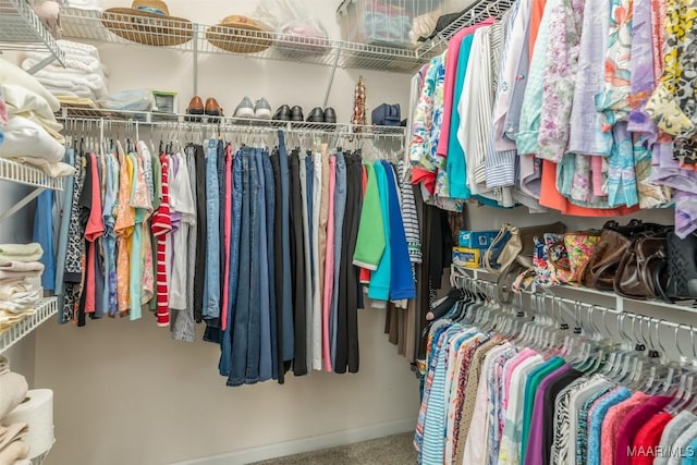 view of spacious closet