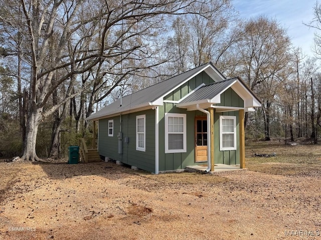 view of front of home