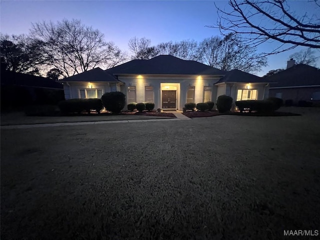 view of ranch-style home