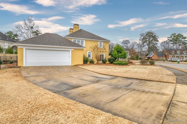 view of front of property