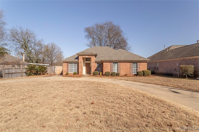 view of ranch-style house