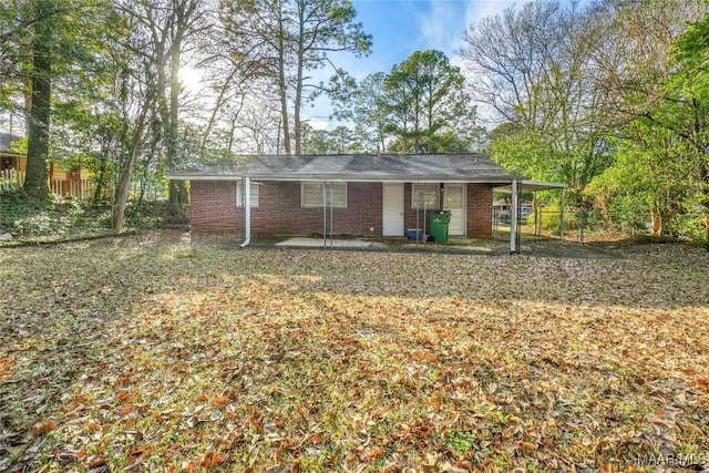 view of rear view of house