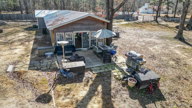 exterior space with a patio area