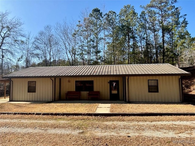 view of horse barn