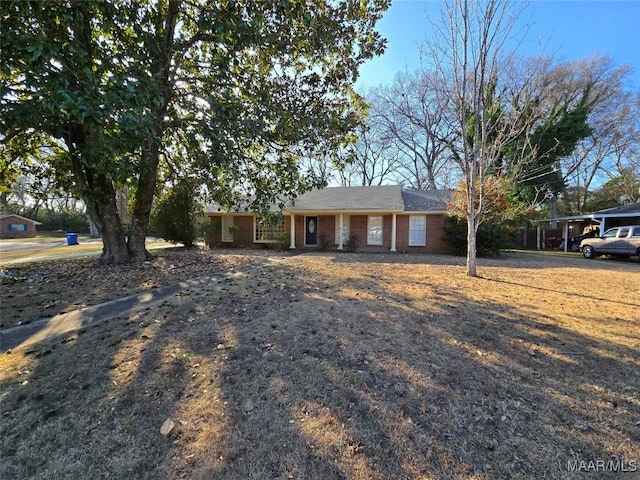 view of ranch-style home