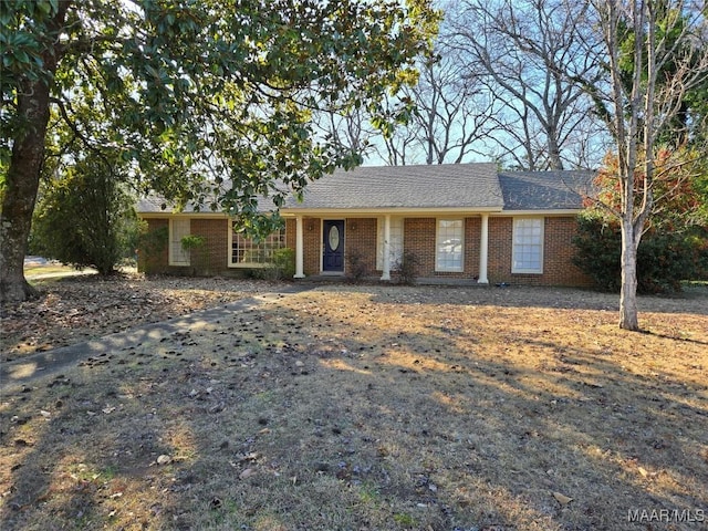 view of ranch-style home